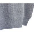 Round neck cashmere men's sweater